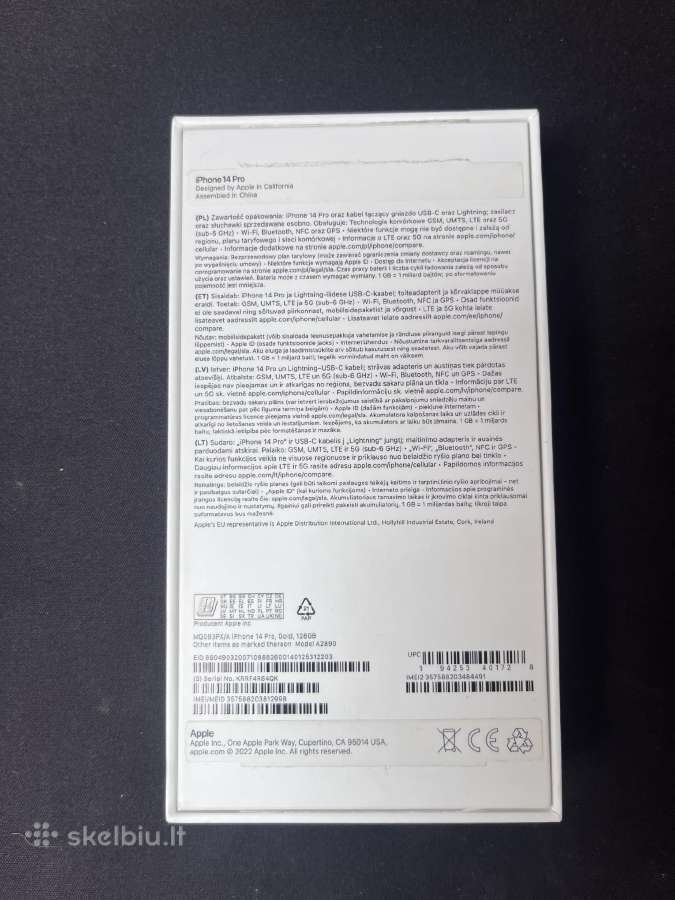 iPhone 14 Pro 128gb - nuotraukos Nr. 15