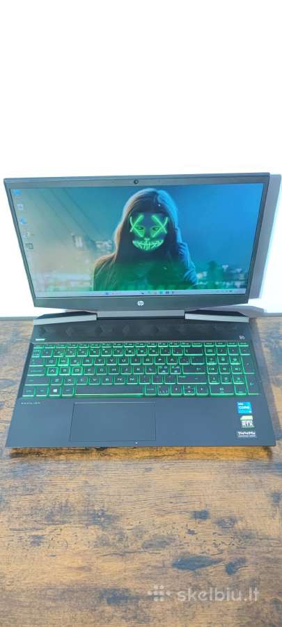 Hp Pavilion Gaming 15, i5-11gen, Rtx 3050, Idealus - nuotraukos Nr. 2