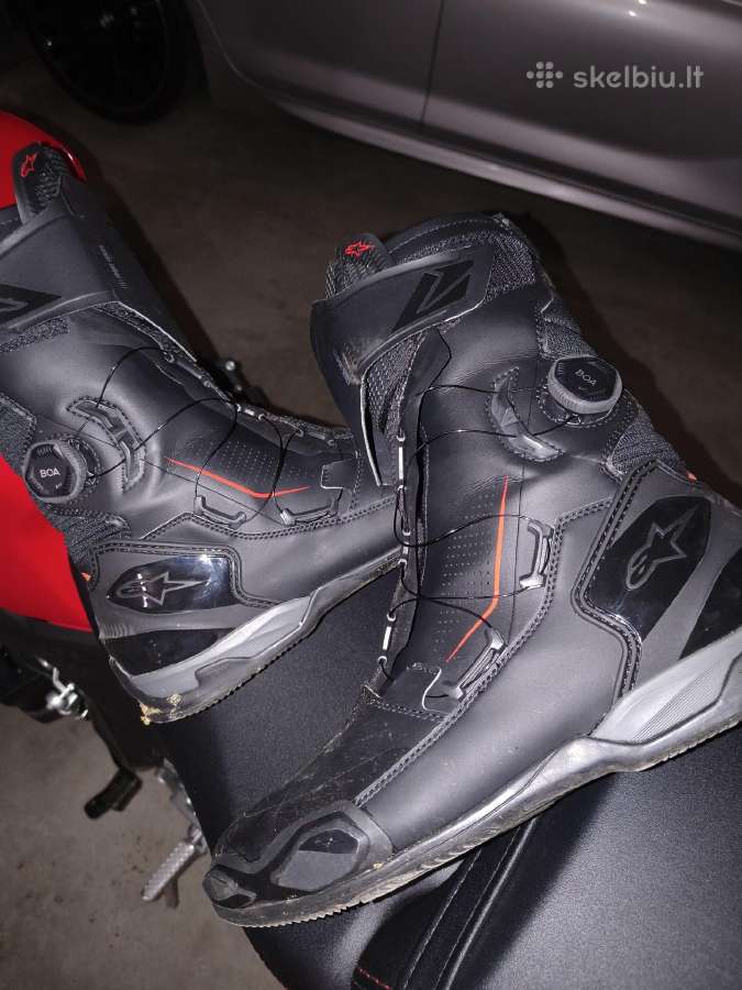 Alpinestar moto, 44 dydis, ilgi, su Boa užsegimu. - nuotraukos Nr. 2