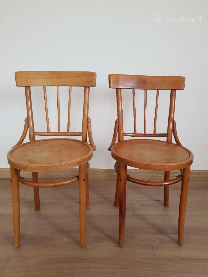Klasikinės lankstyto medžio Vienna bentwood kėdės - nuotraukos Nr. 3