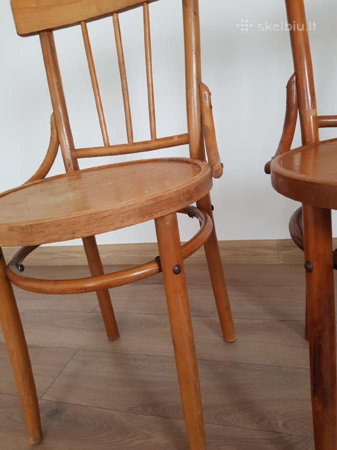 Klasikinės lankstyto medžio Vienna bentwood kėdės - nuotraukos Nr. 4