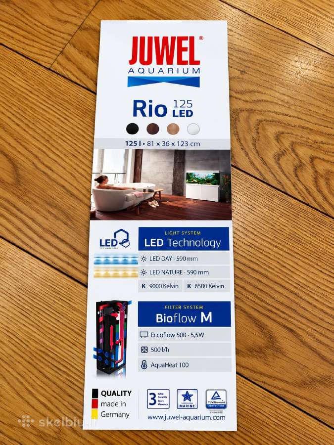 Parduodu Juwel Rio 125 LED baltos spalvos. - nuotraukos Nr. 6