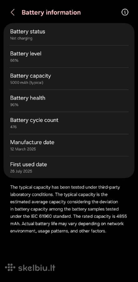 Samsung Galaxy S25 Ultra 512 GB / Titanium Grey - nuotraukos Nr. 7