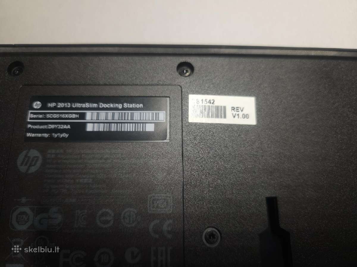 Hp Elitebook 820 G3 8gb RAM 256gb SSD + Docking - nuotraukos Nr. 10