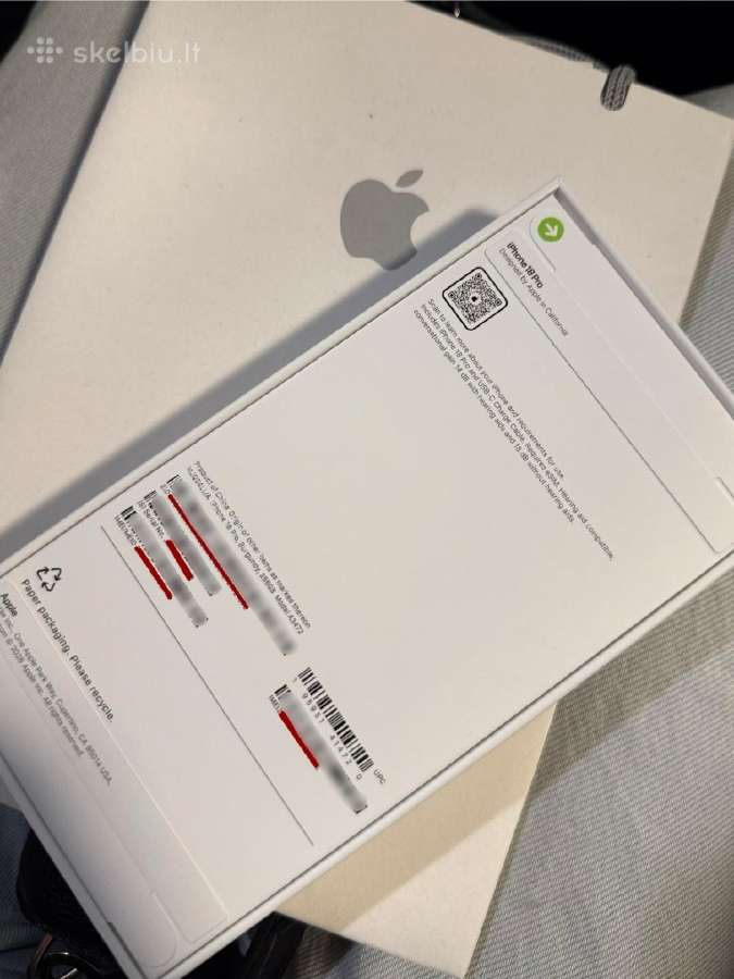 iPhone 18 pro 256 GB esim - nuotraukos Nr. 2