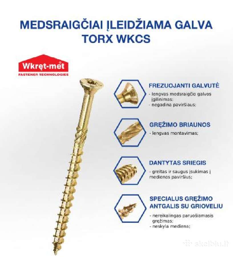 Konstrukciniai medsraigčiai Klimas Pigiau - nuotraukos Nr. 2