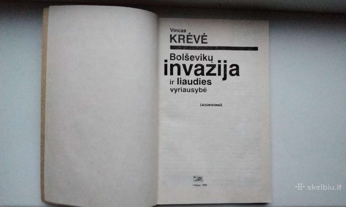 V. Krėvė. Bolševikų invazija ir liaudies vyriausyb - nuotraukos Nr. 2