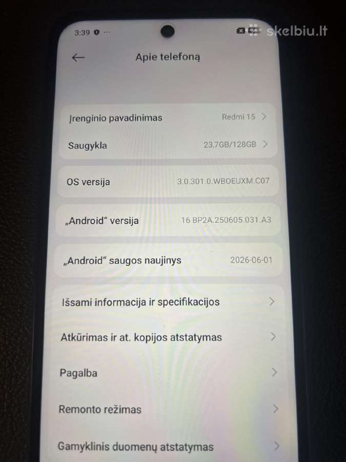 Redmi 15 - nuotraukos Nr. 5