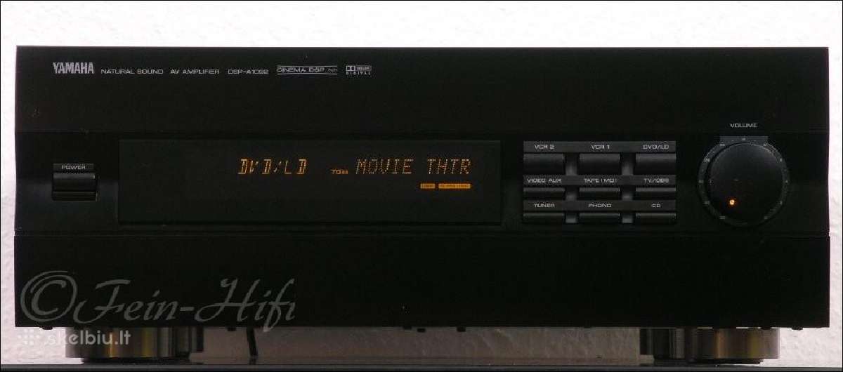Yamaha Dsp-a592, Rx-v1300rds, Dsp-a1092. - nuotraukos Nr. 29