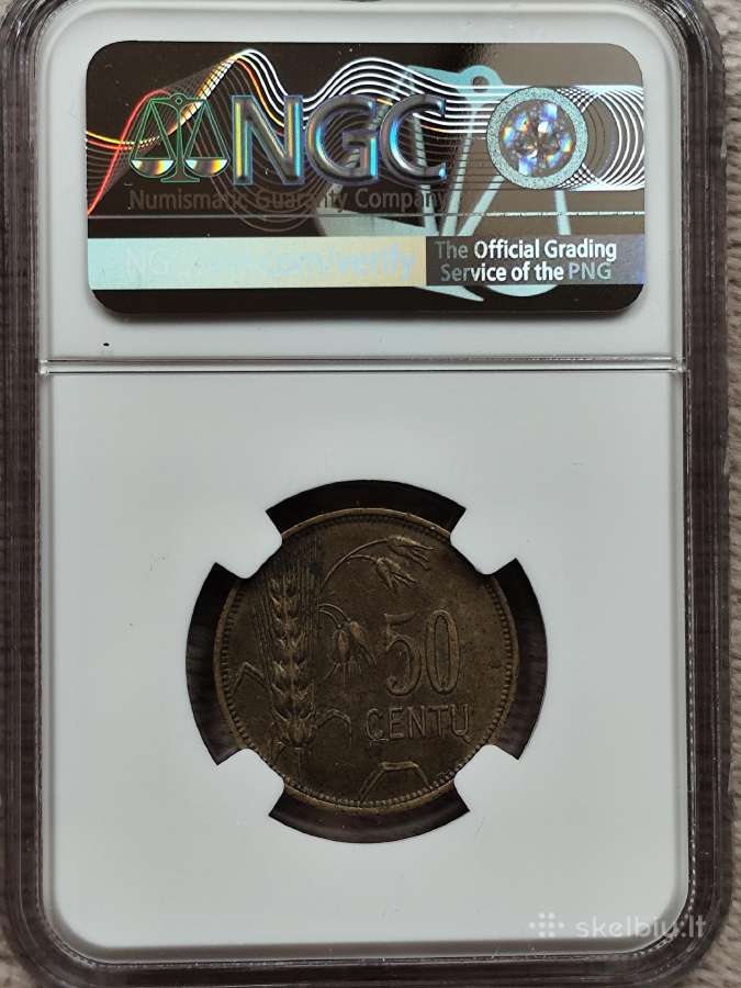50 centų 1925m. Ngc Au50 - nuotraukos Nr. 2