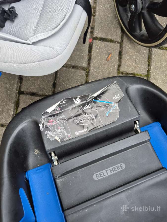 Tutis vežimėlio komplektacija su Isofix baze - nuotraukos Nr. 5