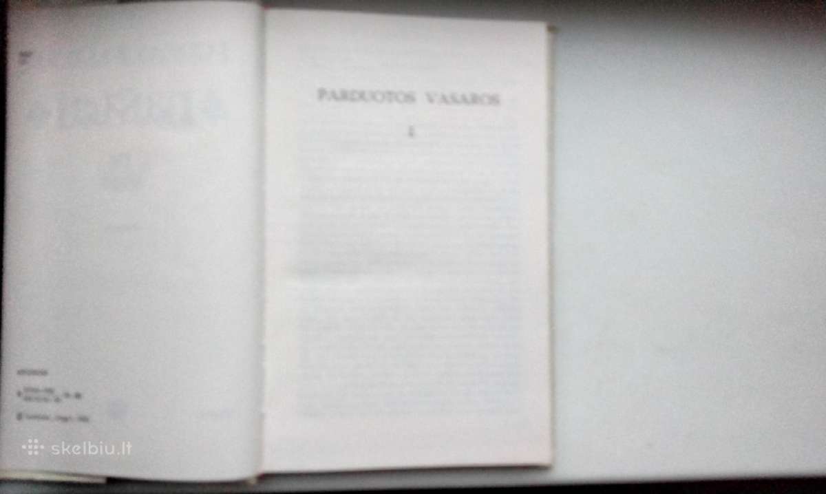 J. Baltušis. Parduotos vasaros. Pirma, antra daly - nuotraukos Nr. 3