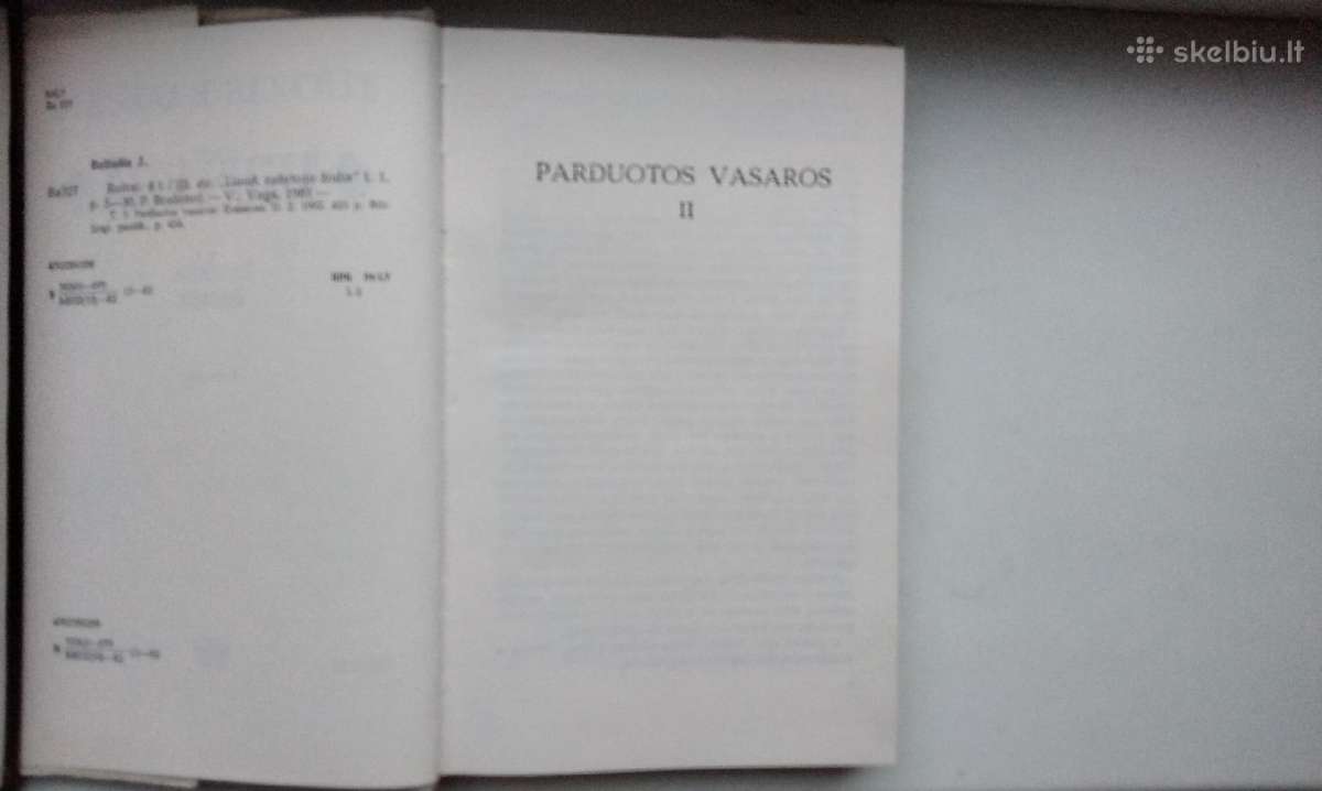 J. Baltušis. Parduotos vasaros. Pirma, antra daly - nuotraukos Nr. 11