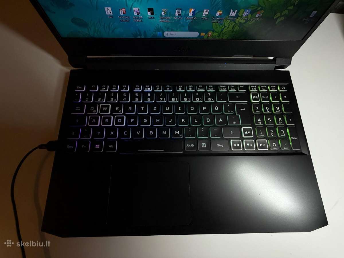Galingas Acer Nitro 5 Laptopas. - nuotraukos Nr. 3