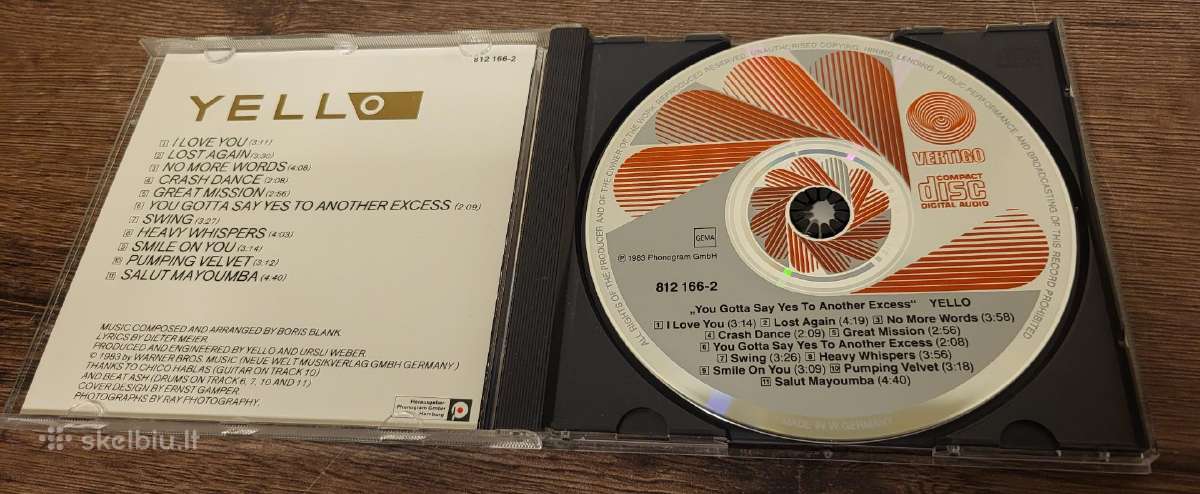 Yello CD - nuotraukos Nr. 2