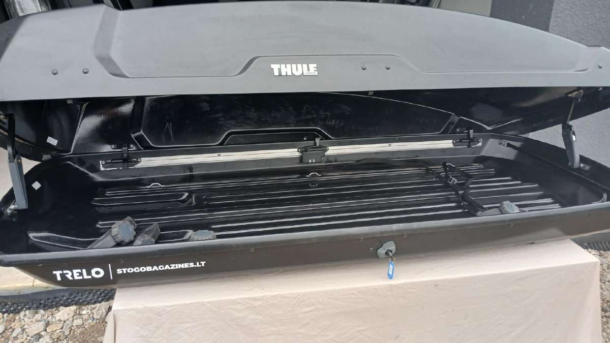 Thule Force XT XL juoda matinė stogo bagažinė - nuotraukos Nr. 7