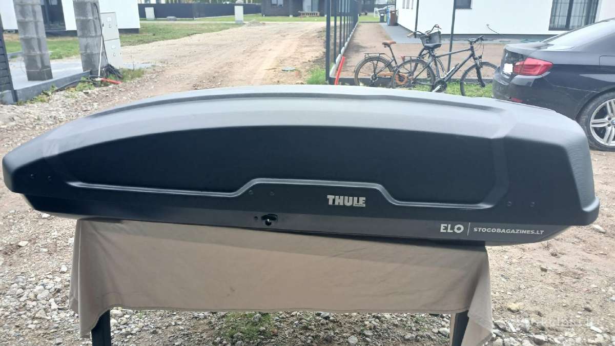 Thule Force XT XL juoda matinė stogo bagažinė - nuotraukos Nr. 2