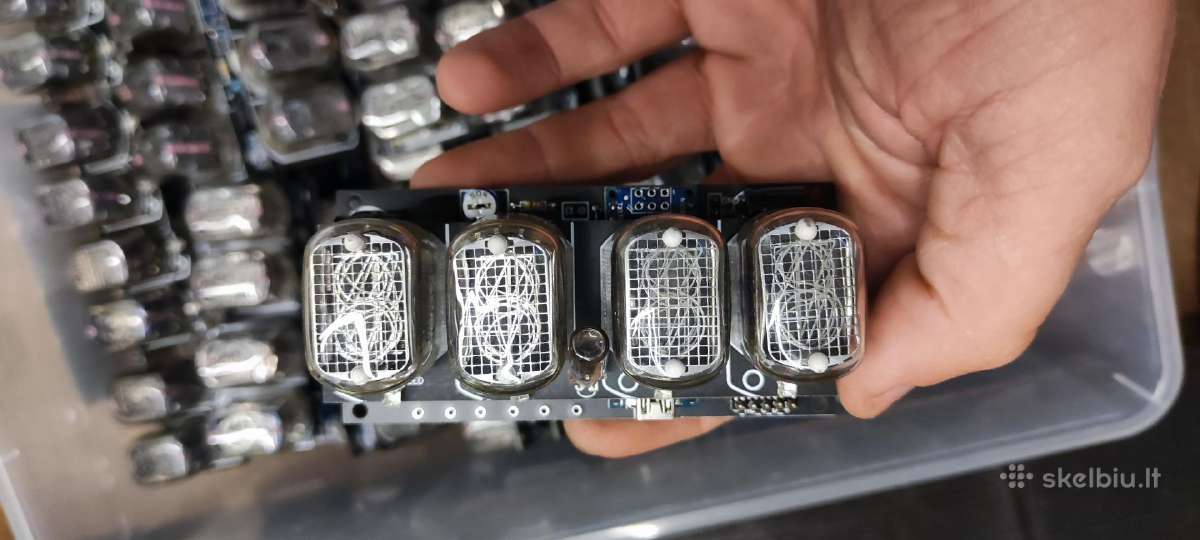 In nixie indikatoriai + pcb - nuotraukos Nr. 10