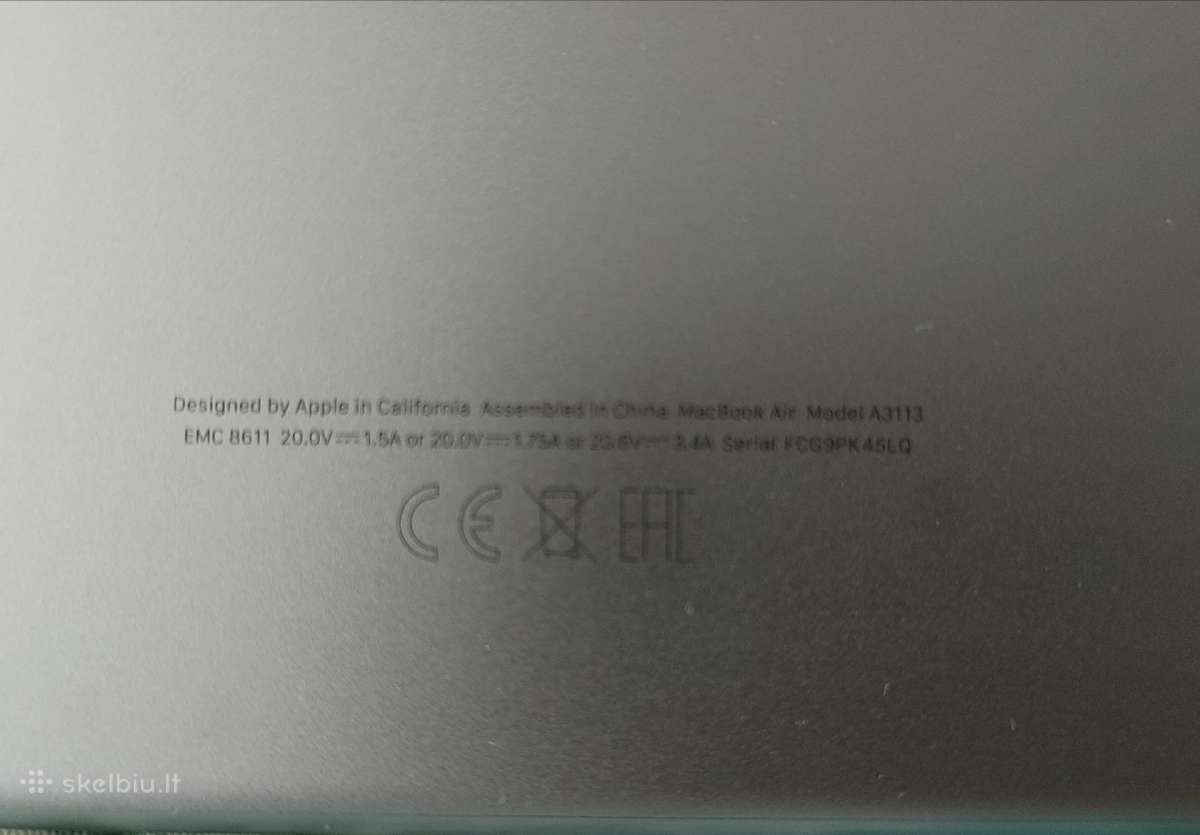 Parduodu MacBook Air M3 - nuotraukos Nr. 5