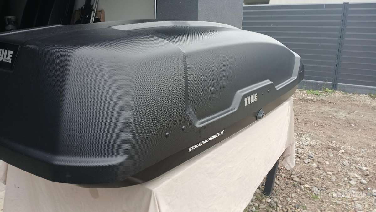 Thule Force XT L juoda matinė stogo bagažinė - nuotraukos Nr. 3