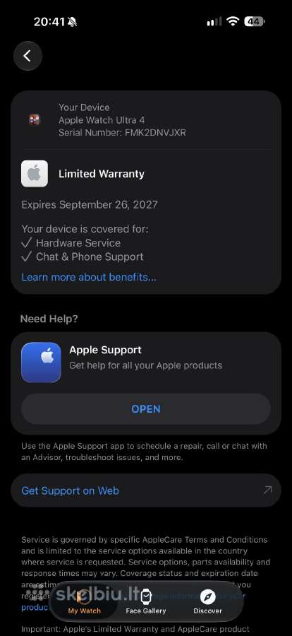 Apple Watch Ultra 4 Black - nuotraukos Nr. 8