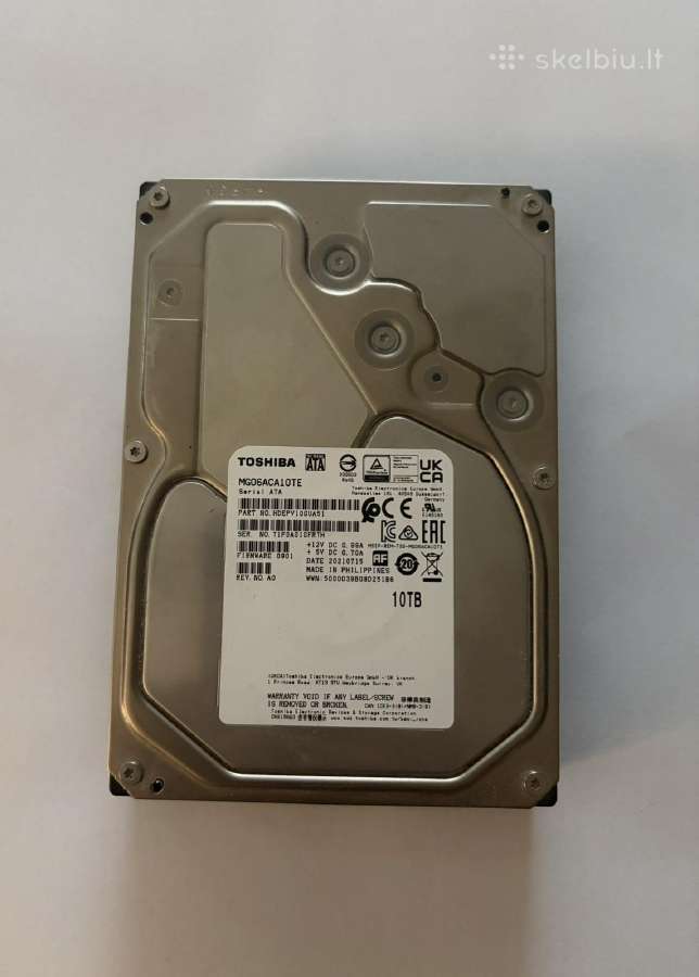 Toshiba, seagate, 10tb, 12tb, 16tb. HDD - nuotraukos Nr. 4