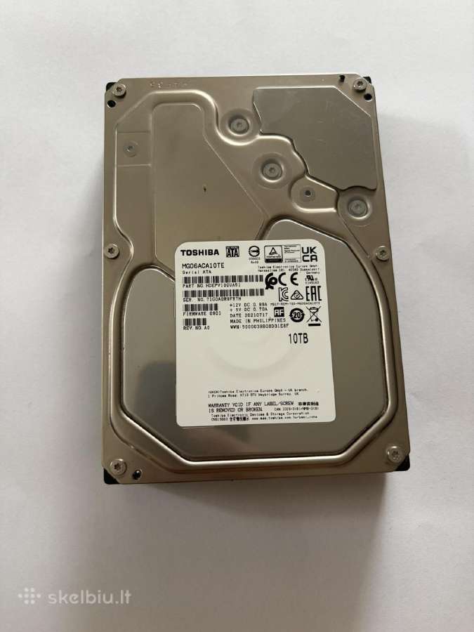 Toshiba, seagate, 10tb, 12tb, 16tb. HDD - nuotraukos Nr. 7