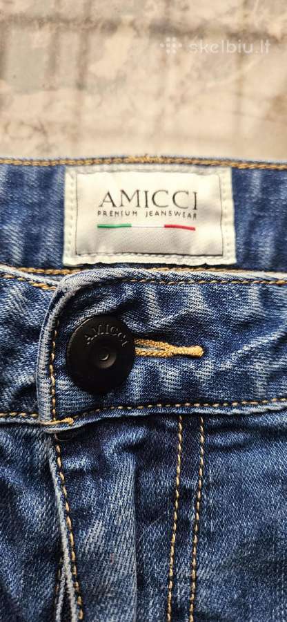 Amicci originalūs itališki džinsai - nuotraukos Nr. 11