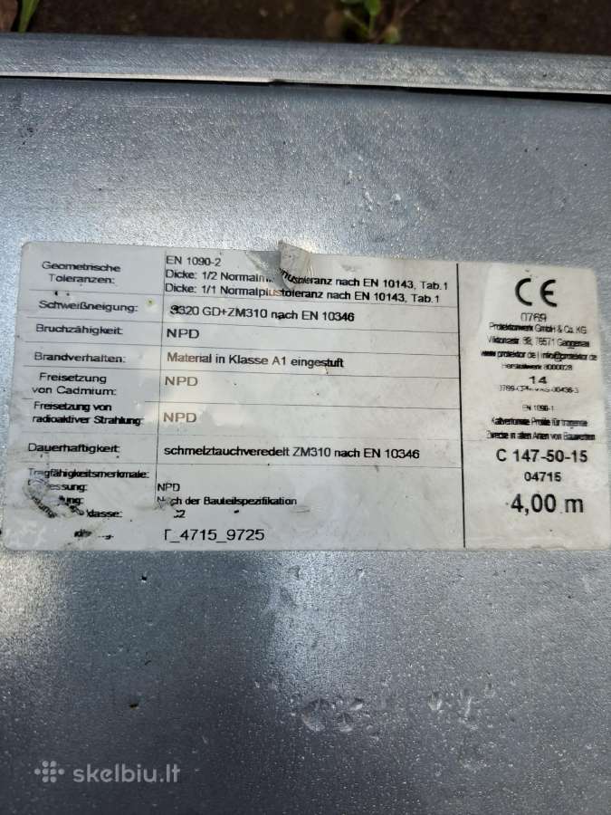 C formos metalo profiliai, pigiai - nuotraukos Nr. 6