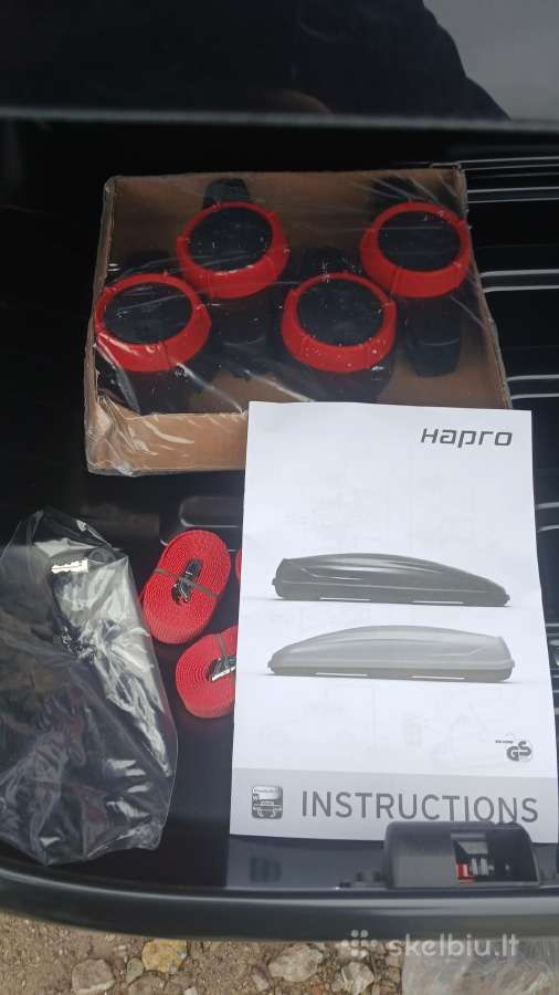 Hapro Traxer 8.6 stogo bagažinės - nuotraukos Nr. 7