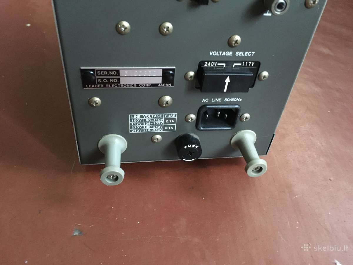 Leader Lmv 186a Ac Milivoltmetras - nuotraukos Nr. 4