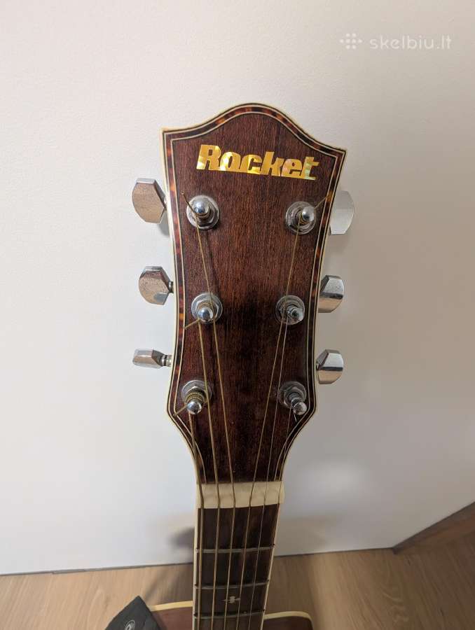Rocket akustinė gitara - nuotraukos Nr. 3