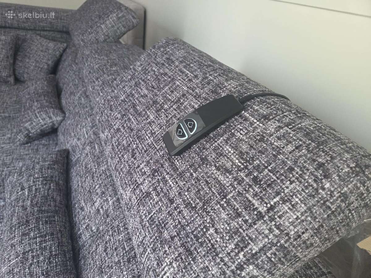 Nauja, kokybiška, U formos elektrinė sofa - lova - nuotraukos Nr. 4