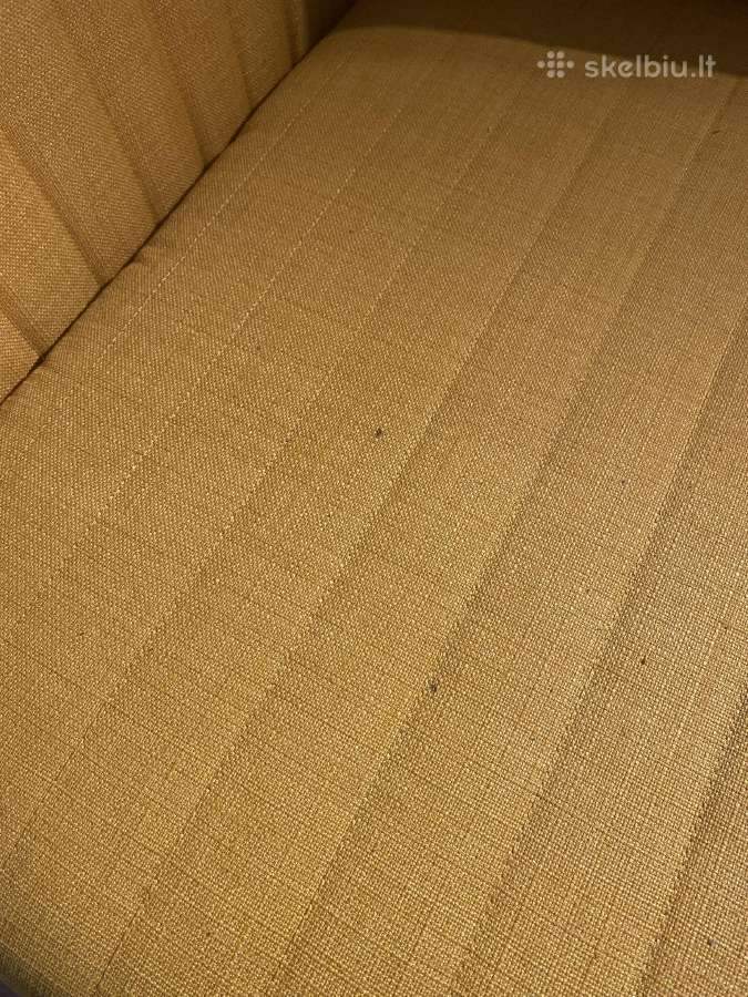 Ikea Fridhult geltona sofa-lova - nuotraukos Nr. 4