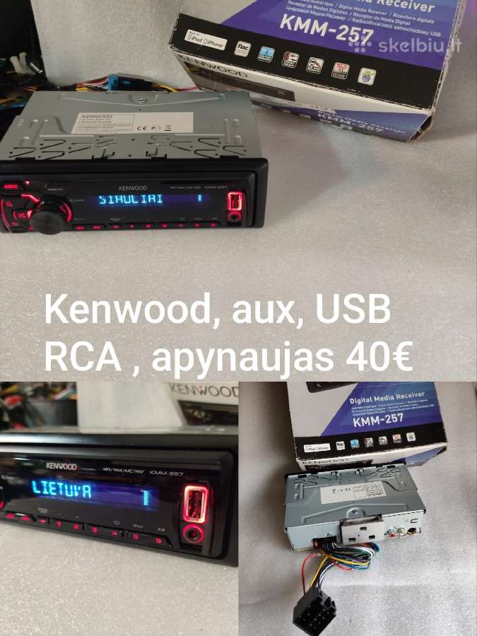 Automagnetola bluetooth, Usb, tel.laikiklis - nuotraukos Nr. 15