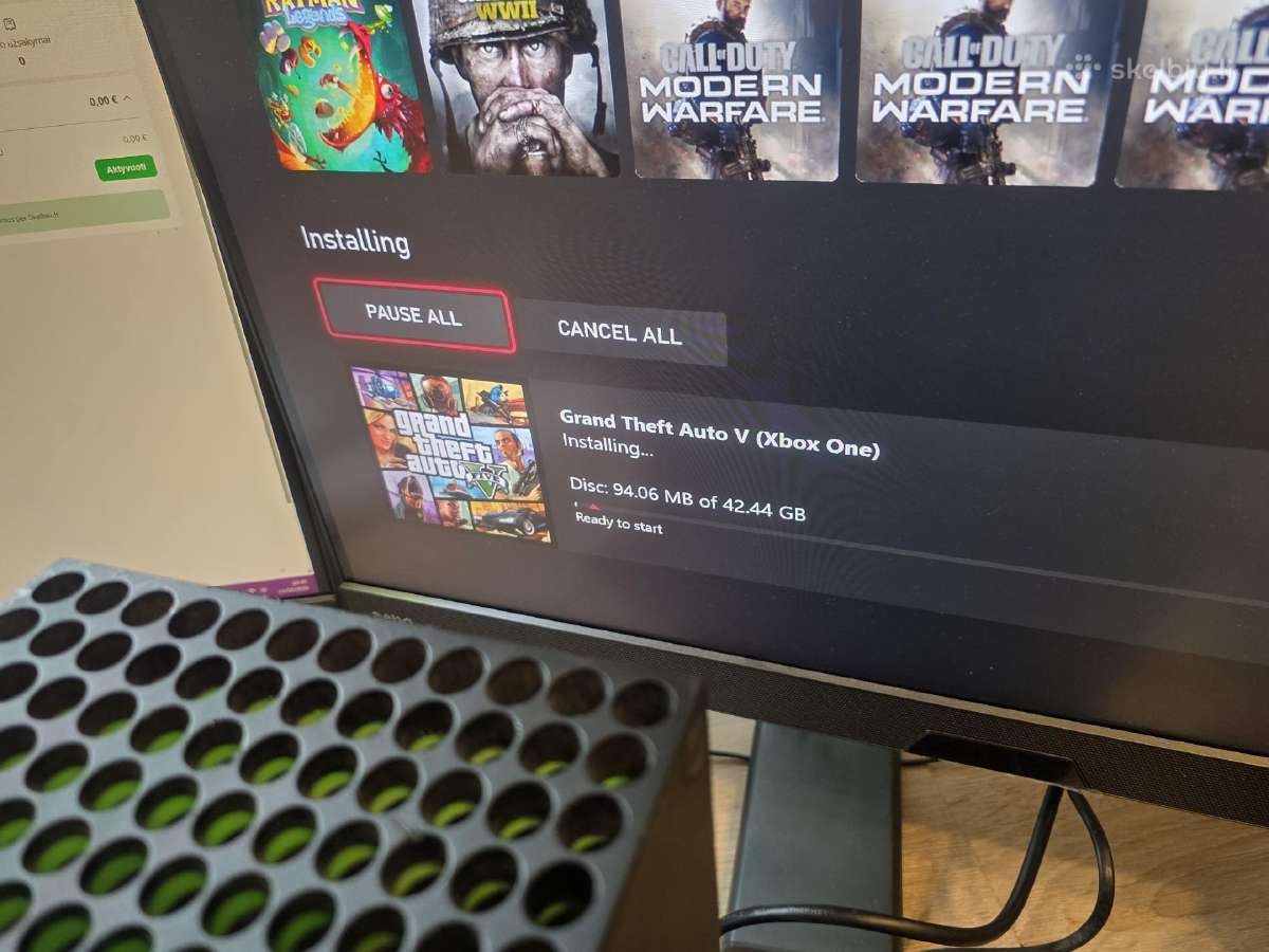 Xbox series X 1tb + Elite 2 pult. + Gta V. Keičiu - nuotraukos Nr. 10
