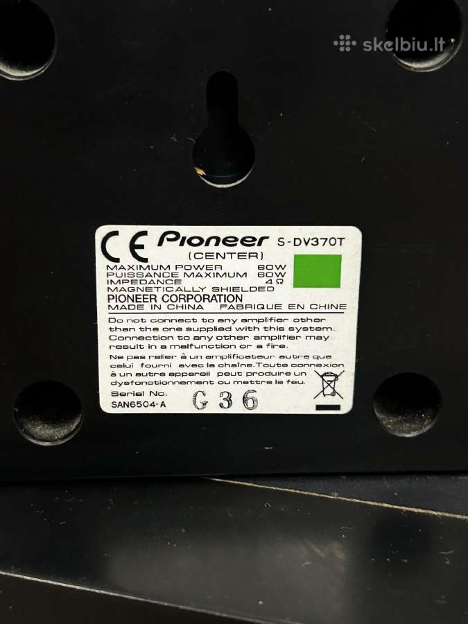 Pioneer Dcs-370 - nuotraukos Nr. 7