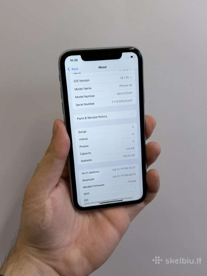 iPhone Xr 128 GB - nuotraukos Nr. 4