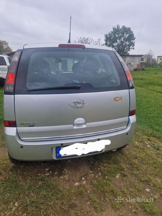 Parduodu opel meriva 2007m. 1.4 66kw. Benz-dujos - nuotraukos Nr. 4