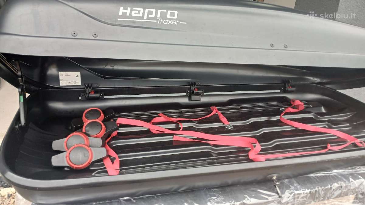 Hapro Traxer 6.6 antracitos spalvos stogo bagažinė - nuotraukos Nr. 4