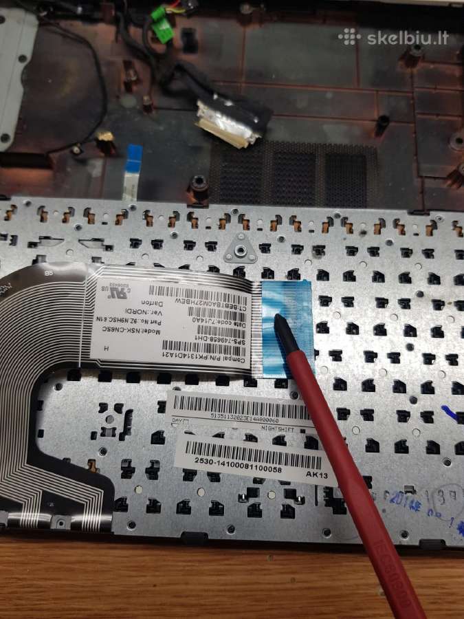 Hp 15-r102no dalimis - nuotraukos Nr. 7