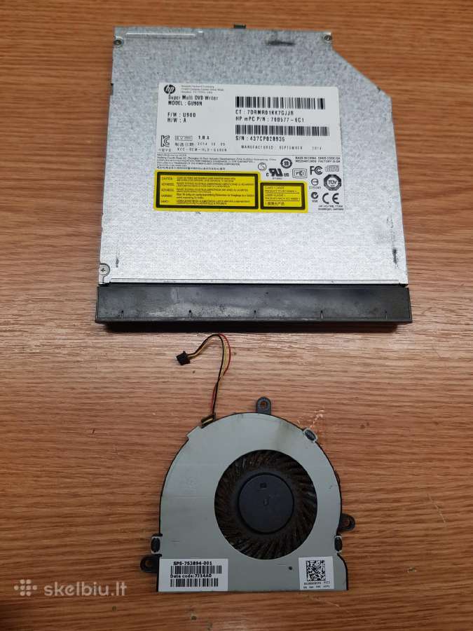 Hp 15-r102no ekranas 15" ir kitos dalys - nuotraukos Nr. 3