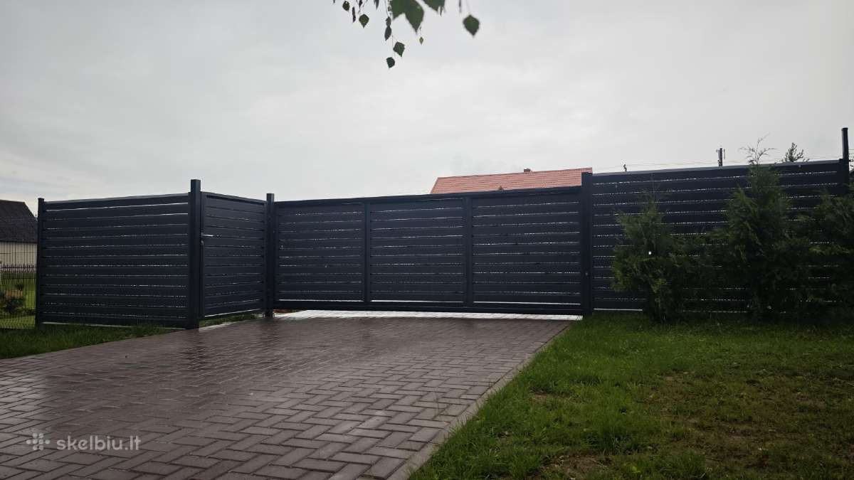 Tvorų vartų gamyba ir montavimas - nuotraukos Nr. 12