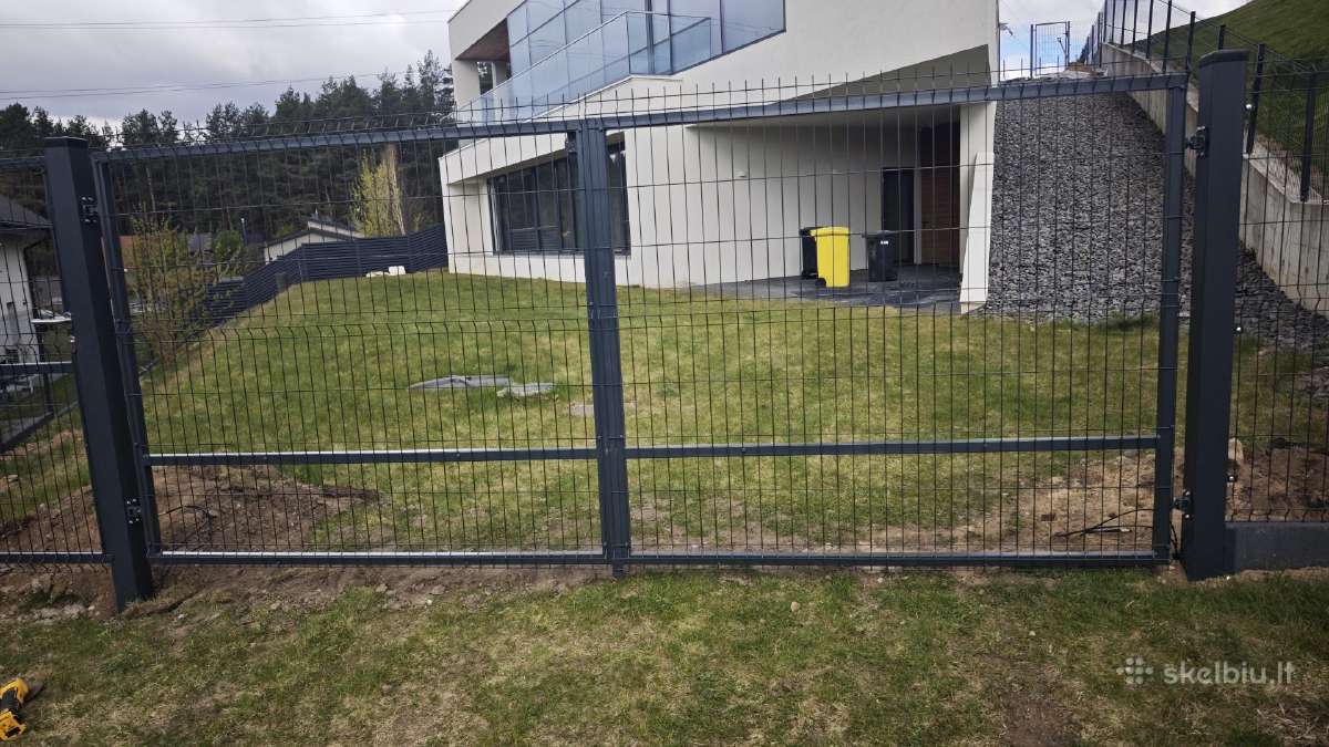 Tvorų vartų gamyba ir montavimas - nuotraukos Nr. 13