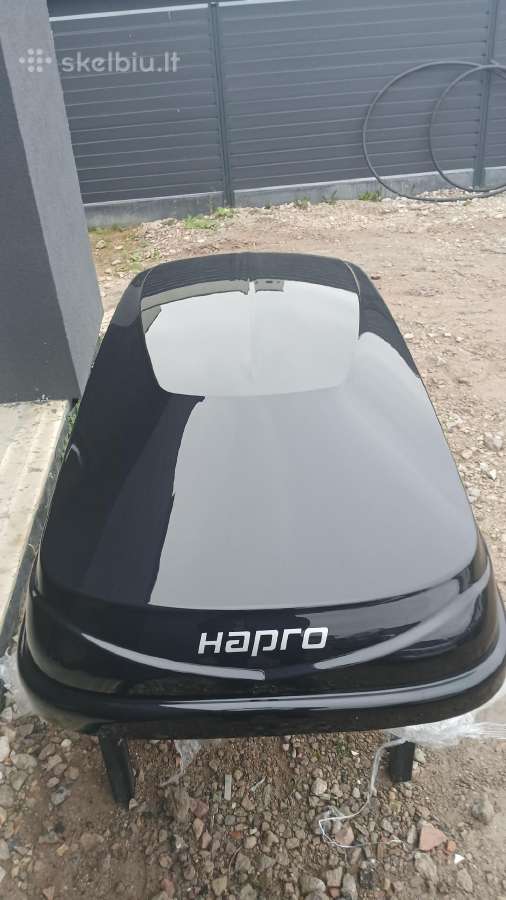 Hapro Zenith 8.6 juoda blizgi stogo bagažinė - nuotraukos Nr. 2