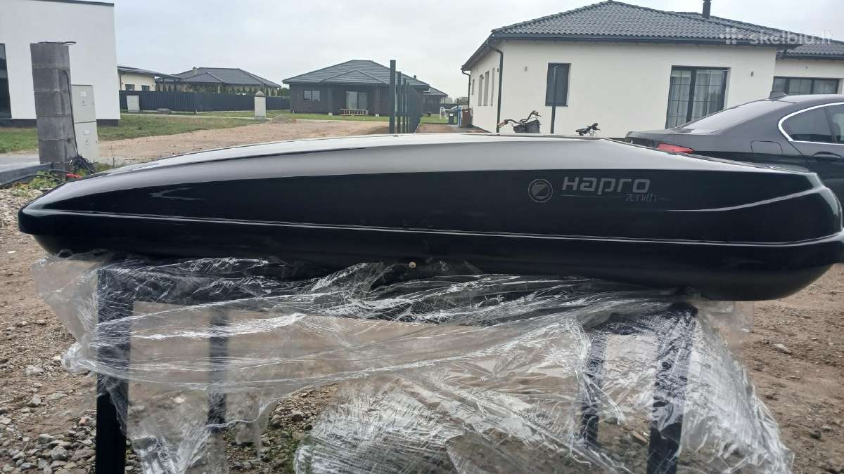 Hapro Zenith 8.6 juoda blizgi stogo bagažinė - nuotraukos Nr. 4