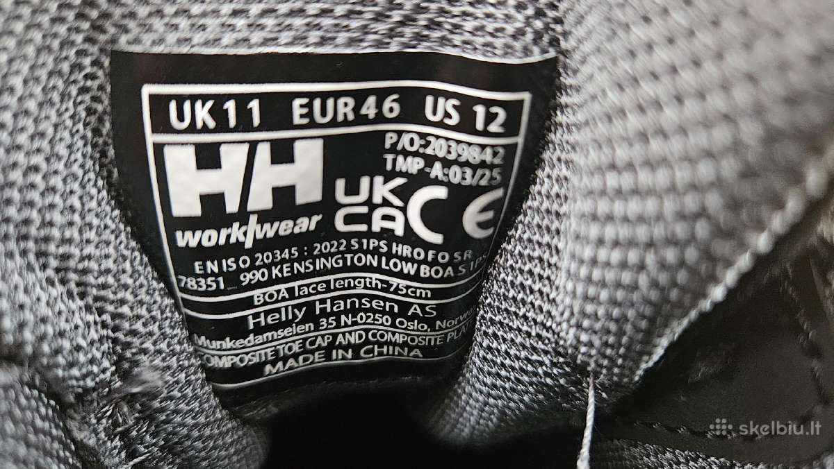 Helly Hansen pusbačiai Kensington low Boa H/h S1p - nuotraukos Nr. 5