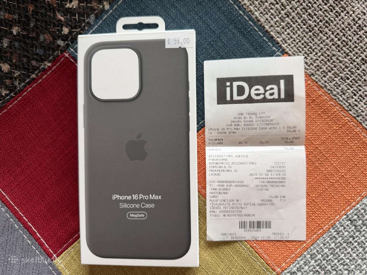 Phone 16 Pro Max,256gb.,garantija,idealus,titanium - nuotraukos Nr. 5