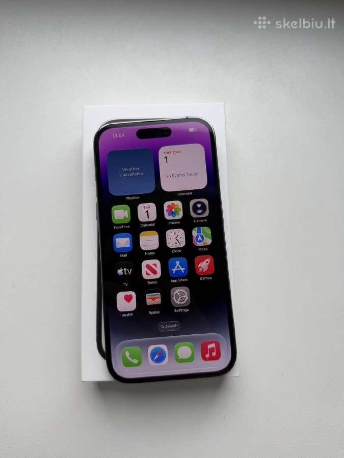 iPhone 14 Pro 128gb Purple - nuotraukos Nr. 3