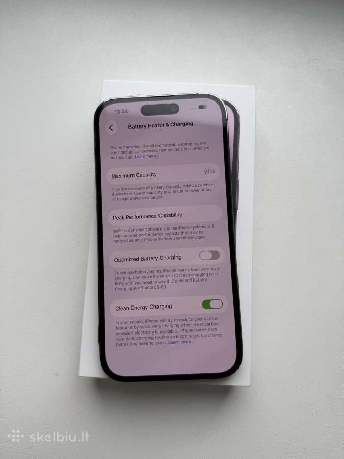 iPhone 14 Pro 128gb Purple - nuotraukos Nr. 5